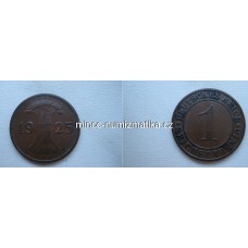 1 Deutsches Reich pfennig 1925 A - Německo